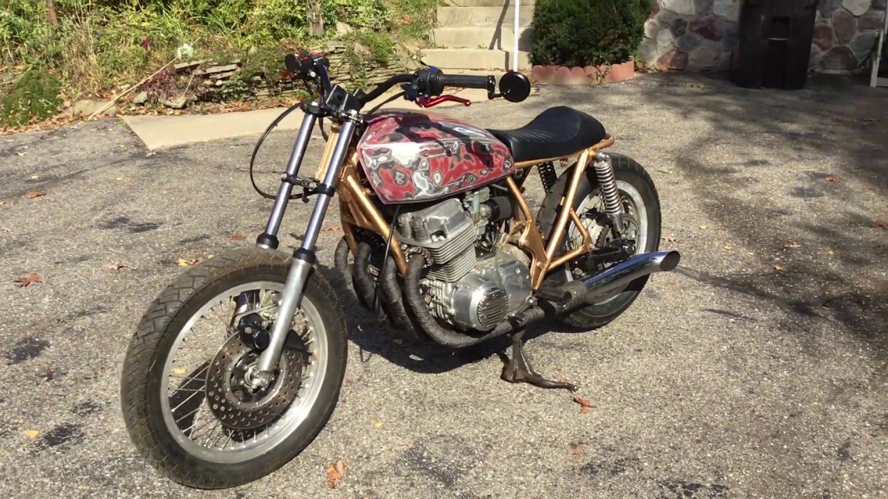 1977 Honda CB750 Project Bobber Flat Tracker Brat