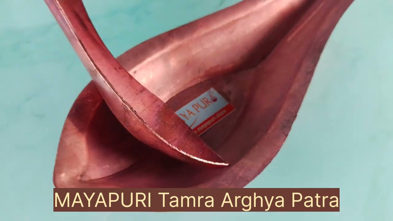 MAYAPURI Kosha Kushi/Arghya Patra for Puja | Copper Kosha Kushi Set for Shanti Jal (6 to 8 Inches)