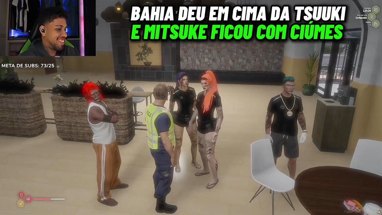 BAHIA DEU EM CIMA DA TSUUKI E MITSUKE FICOU COM CIÚMES DA 02 DO CONNOR KKKKK