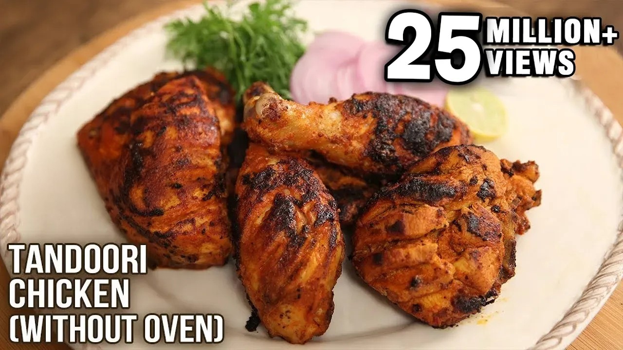 Tandoori Chicken without oven | Perfect Camping Recipe | How To Make Chicken Tandoori | Varun