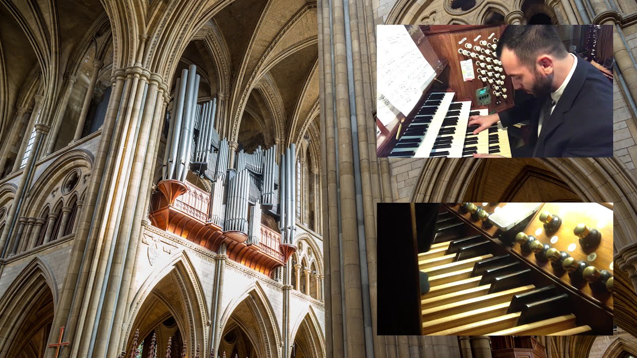 Prelude and Fugue in B Major (Marcel Dupré) on the Truro Cathedral organ