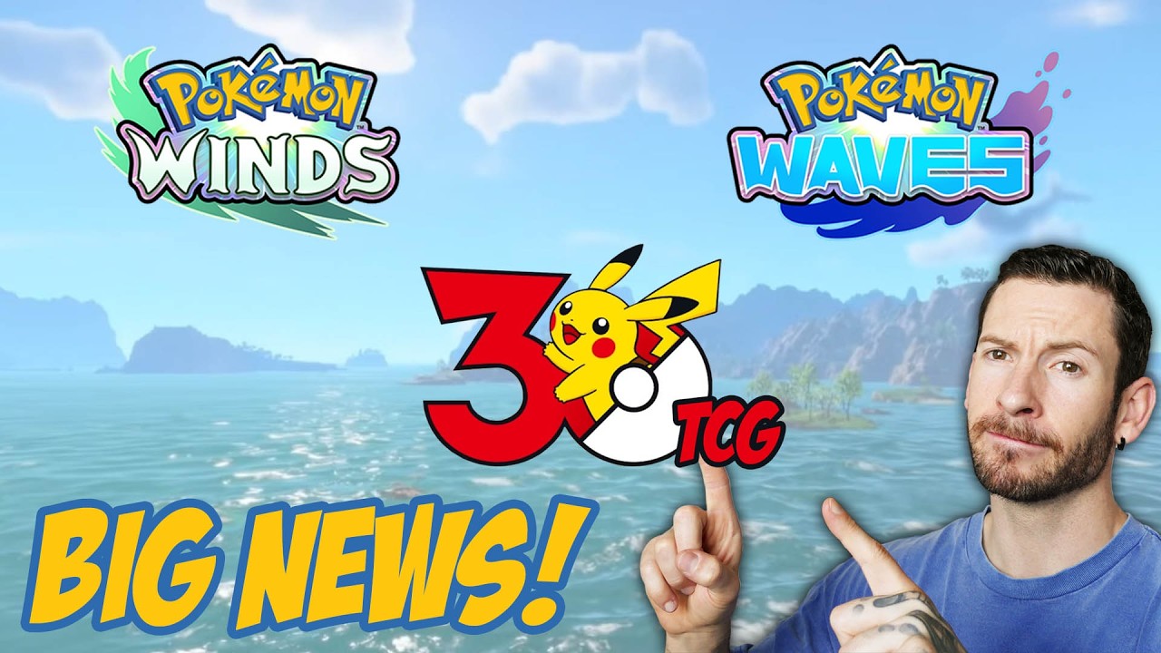 Pokemon TCG 30th Anniversary!! Winds and Waves Announced!!!