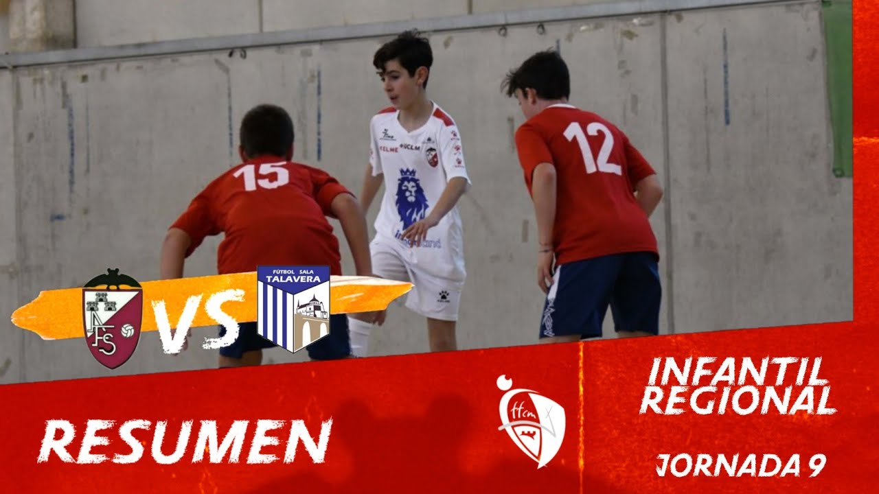 Resumen Albacete FS - FS Talavera (9-3). INFANTIL REGIONAL/ Jornada 9