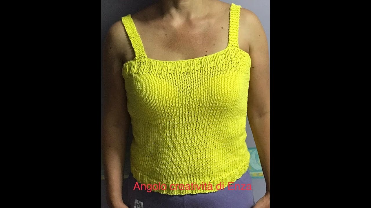 Top ai ferri senza diminuzioni 🎽🧶 Facilissimo anche per principianti