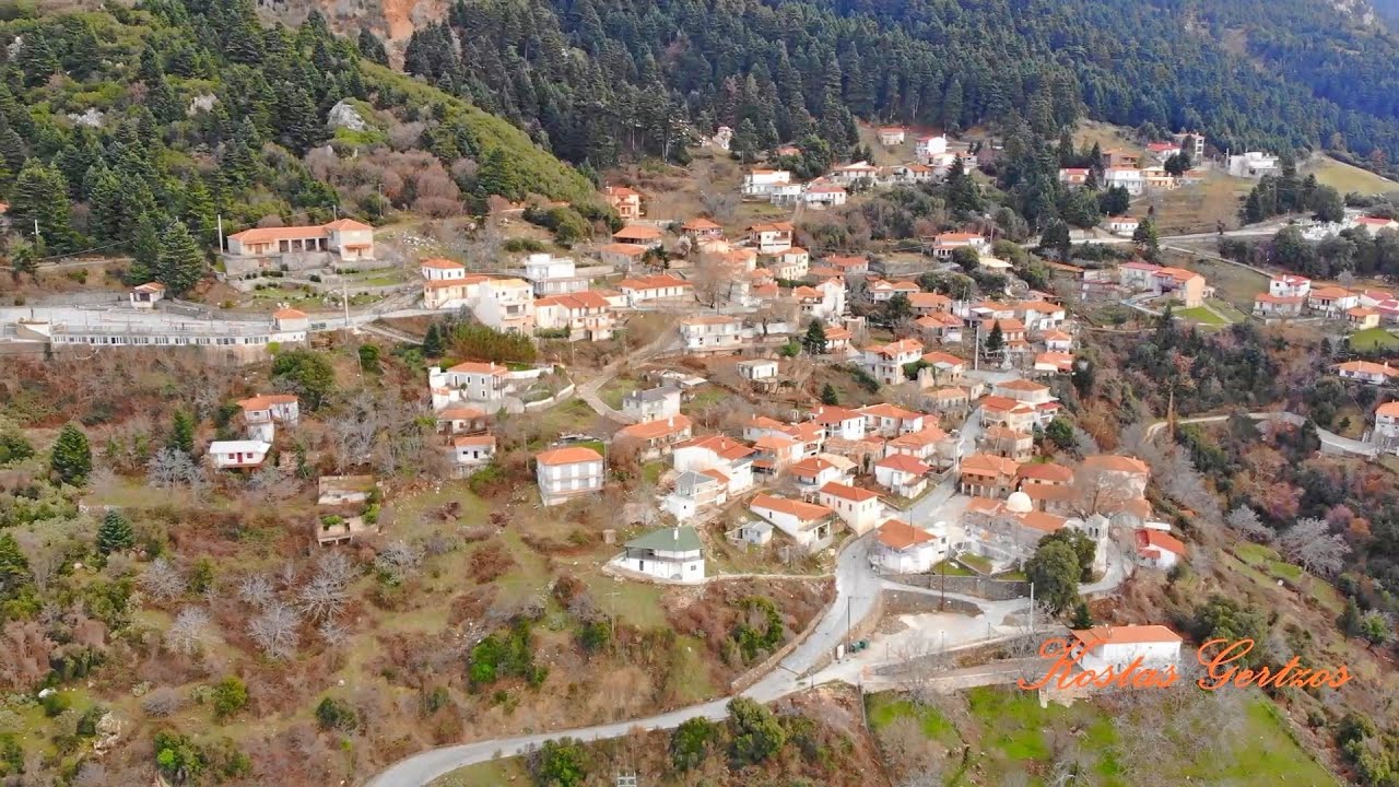 ΚΑΛΕΝΤΖΙ ΑΧΑΪΑΣ, ΤΟ ΧΩΡΙΟ ΤΡΙΩΝ ΠΡΩΘΥΠΟΥΡΓΩΝ (DRONE). KALENTZI, ACHAEA, GREECE.