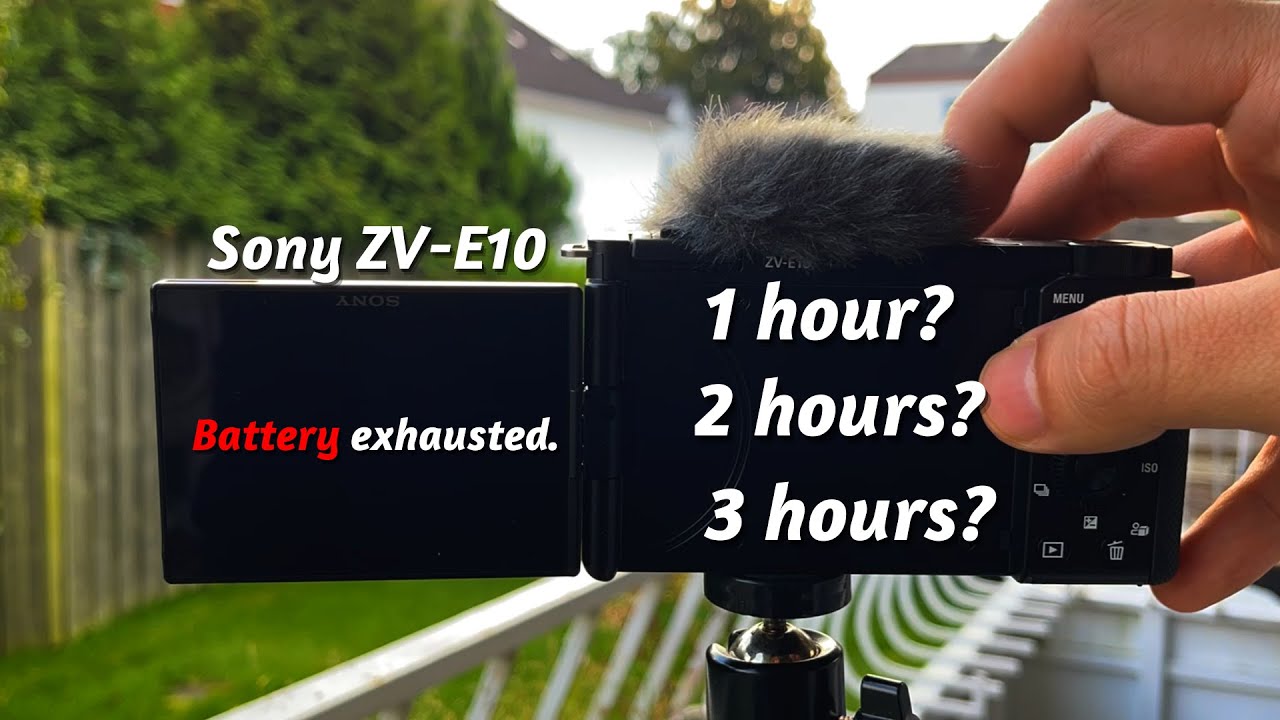 Real Battery Test | Sony ZV E10