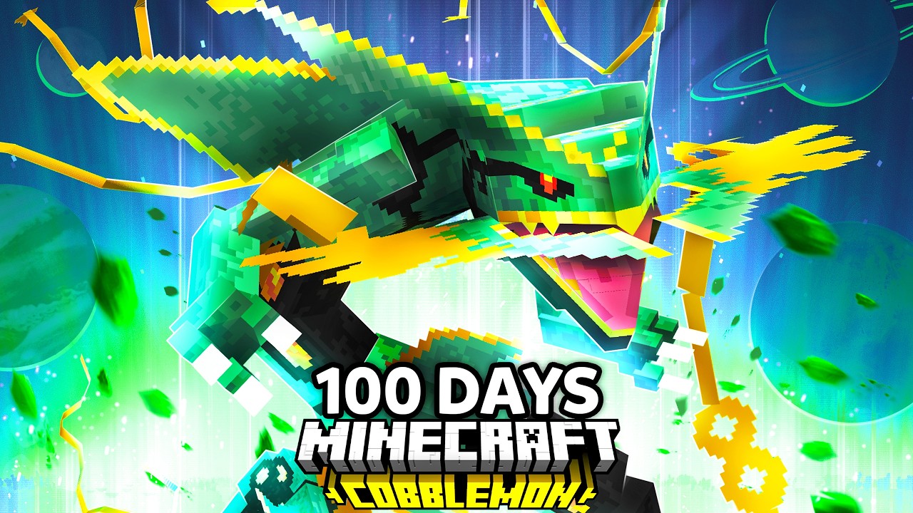 I Spent 100 Days as MEGA LEGENDARY TRAINER Pok&eacute;mon Minecraft VS. my Rival! (Duos Cobblemon)