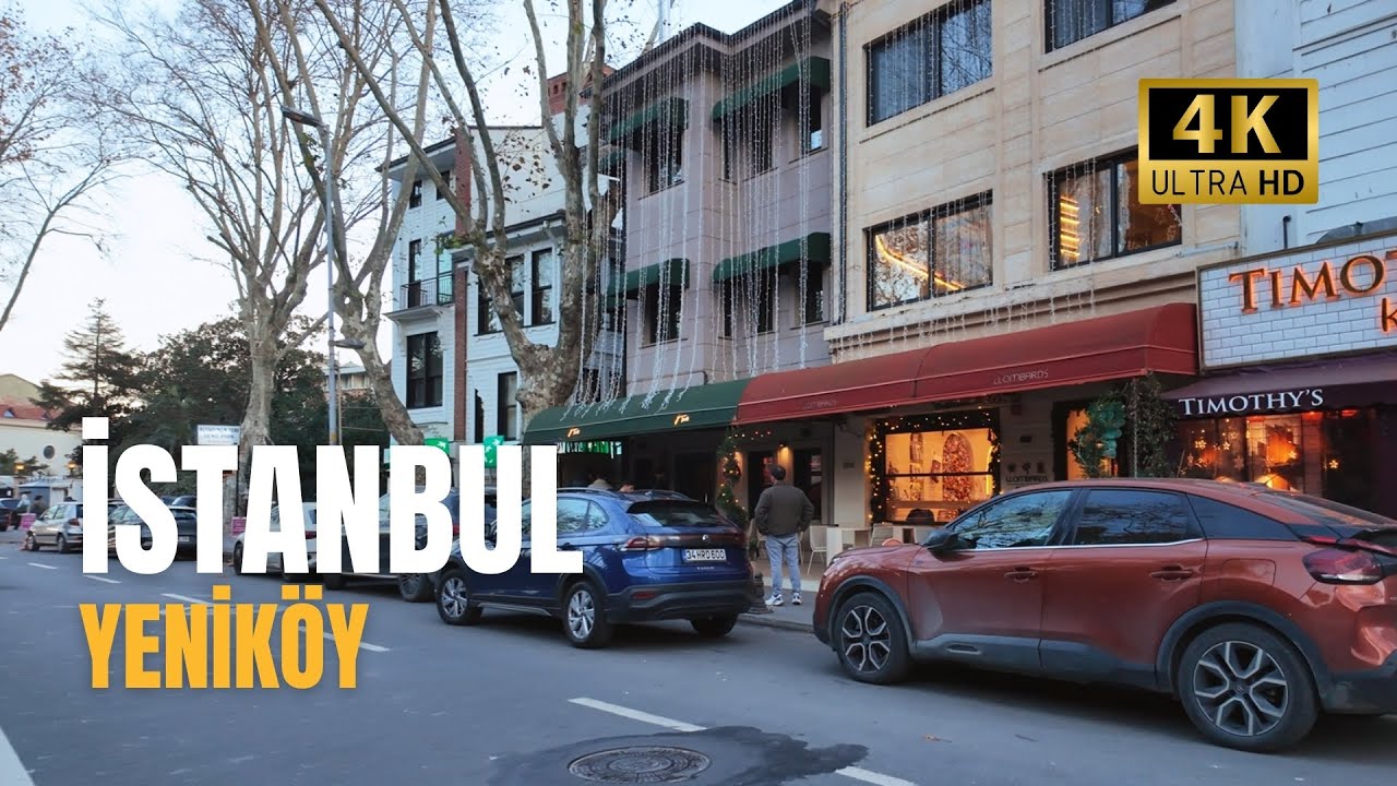Istanbul Yenikoy : Luxury Seaside Village & Peaceful Atmosphere - 4K 60p | Turkey