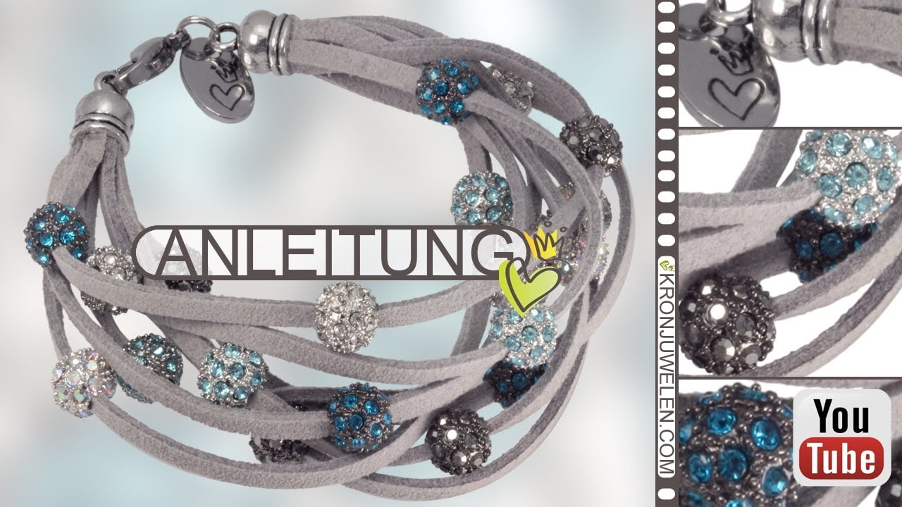 Armband aus Strass Perlen selber machen mit kronjuwelen.com