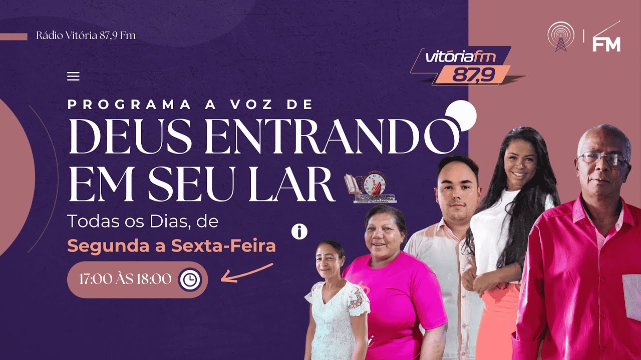 AO VIVO | Programa A Voz Deus Entrando Em Seu Lar  | Com Pr. João Correia E Equipe
