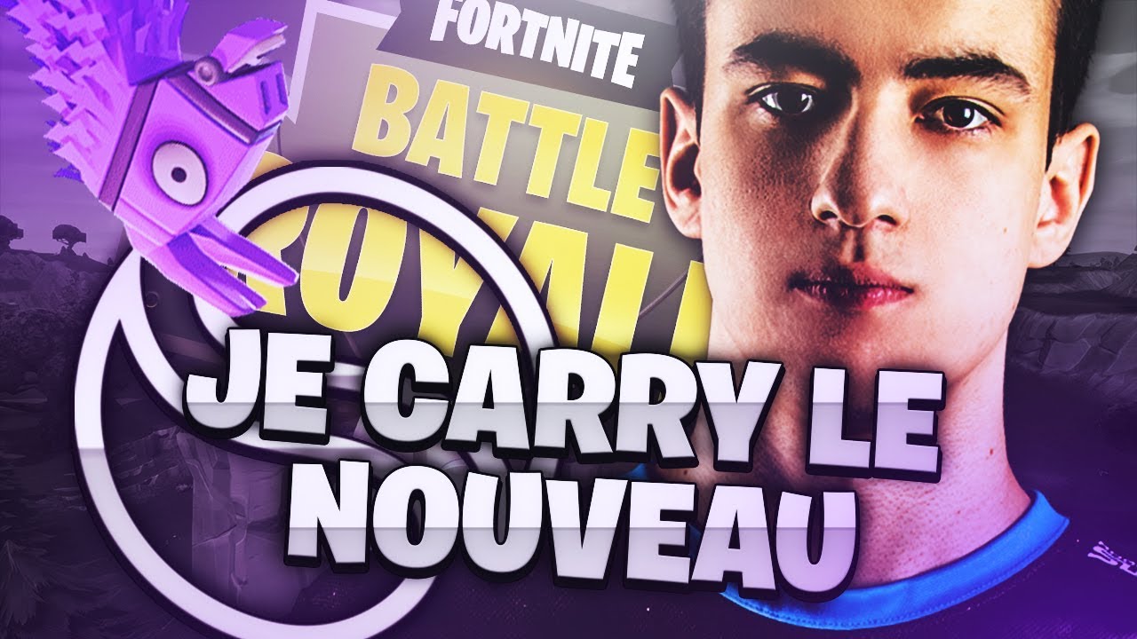 JE CARRY LE NOUVEAU MEMBRE DE LA TEAM SOLARY FORTNITE - TOP 1 17KILL