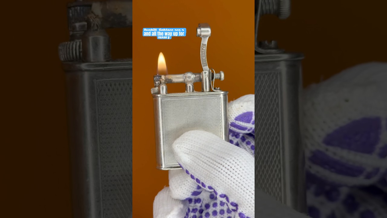 Dunhill Unique Lighters Are A Luxury Lighter Collectible !