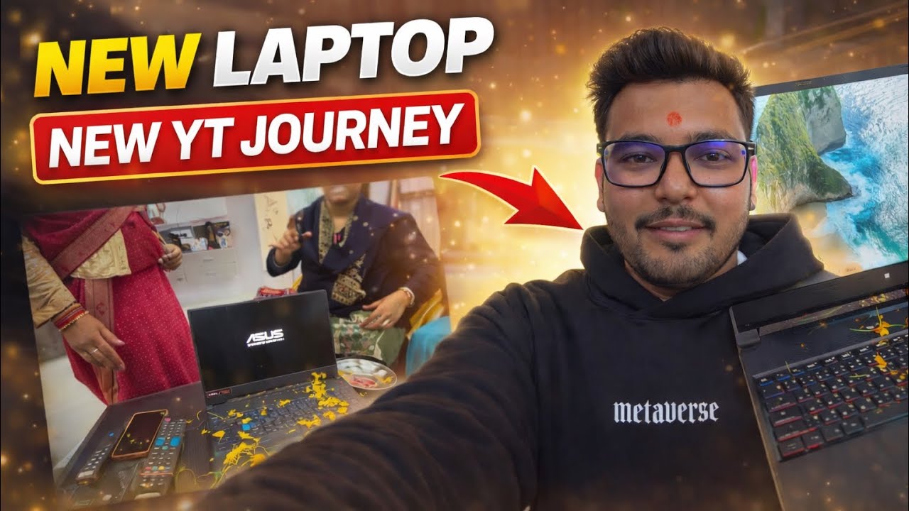 Aaj Kharida New Laptop 💻 | YouTube Journey Ki Nayi Shuruaat 🚀! @DeepakKhatri31 