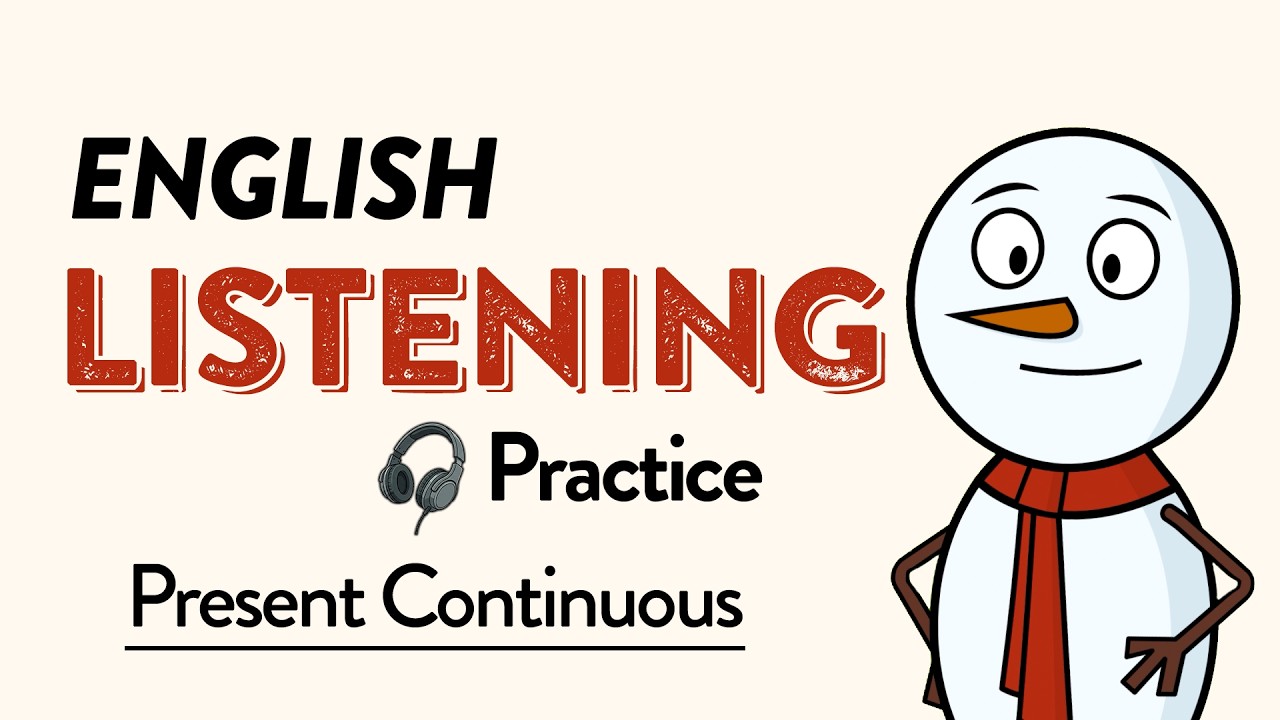 Present Continuous in Real Life | Speak Better English A2 B1
