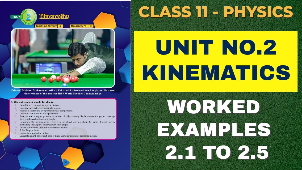 XI Physics | Worked Examples| Chapter No.2 | Kinematics | #TP11 27