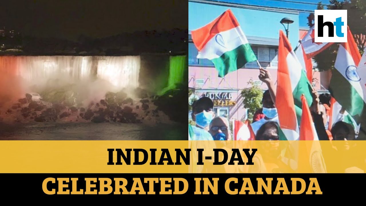 Canada celebrates India's Independence Day; Niagara falls lit up in tricolour