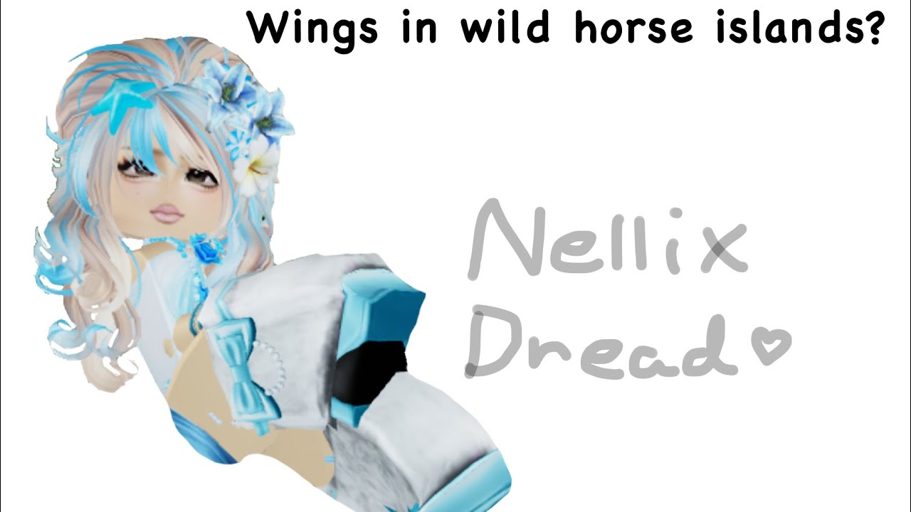 CHECKING OUT THE NEW WINGS!! 💜🤍|Wild horse islands- Roblox