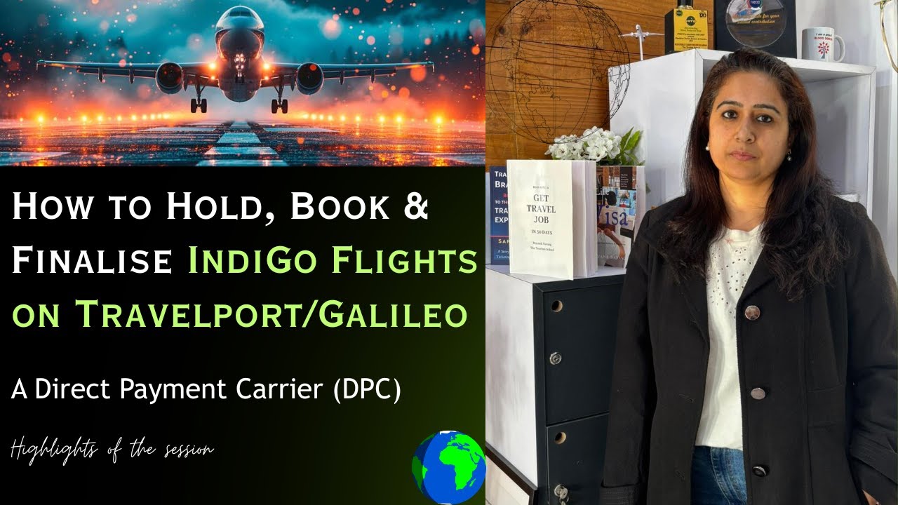 🎯How to Issue IndiGo Air Tickets in Galileo ITravelport | LCC Booking in GDS I Glimpses I DPC I TAS