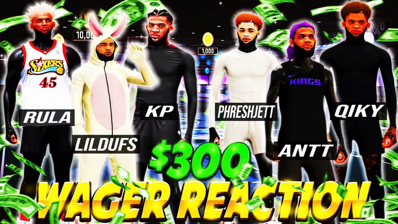 LilDufs & KP Wagered Antt For $300 On NBA 2K22 And You Won't Believe What Happened...😱
