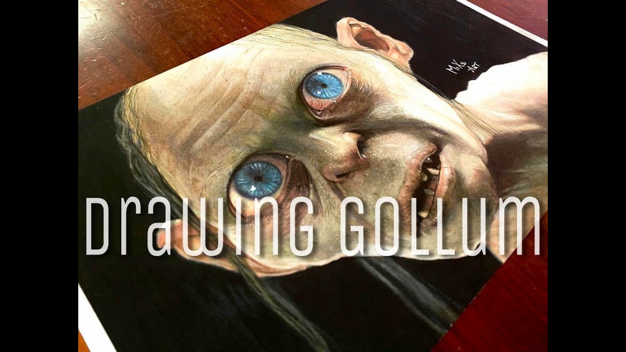 Lord of the rings - Drawing Gollum - MiXs Art