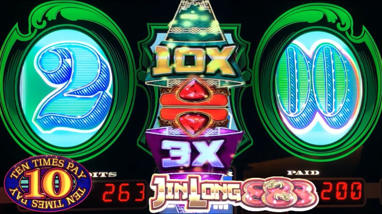 BIG WINS! Jin Long 888 + Cash Machine + 10 Times pay slot play! Double Multiplier Bonus!