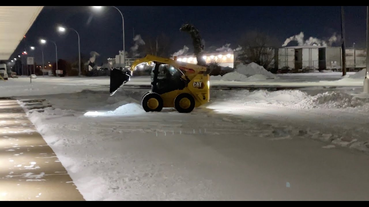 Snowfighter at minus 35 degrees in Edmonton