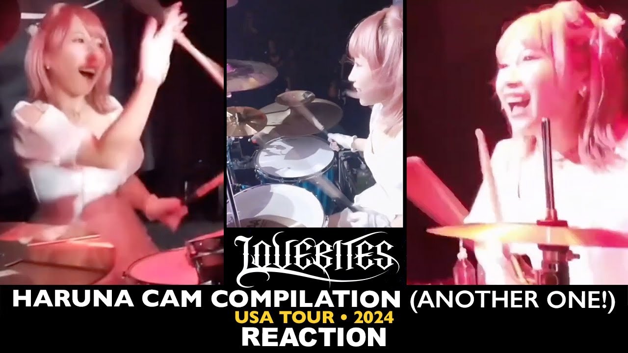Musicians REACT to LOVEBITES: Haruna Cam (2024 USA Tour)