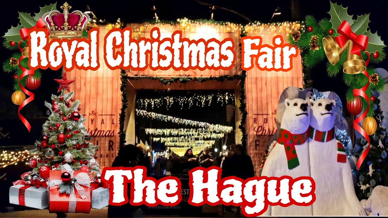 Royal Christmas Fair The Hague Walking Tour|| Walking Santai.