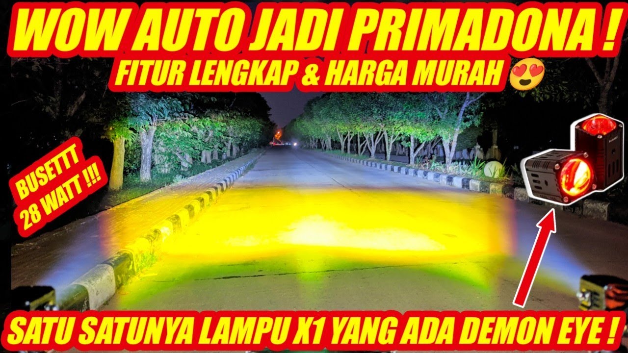 BULLAES RX 1 - LAMPU X1 FITUR PALING LENGKAP & MURAH !
