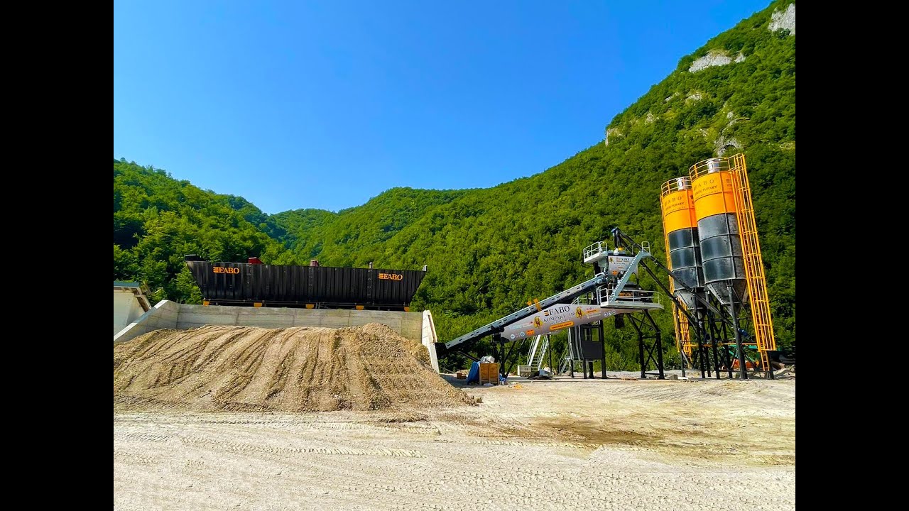 100-110 M3/H STATIONARY CONCRETE BATCHING PLANT | COMPACT-110 CONCRETE PLANT VIDEOS |
