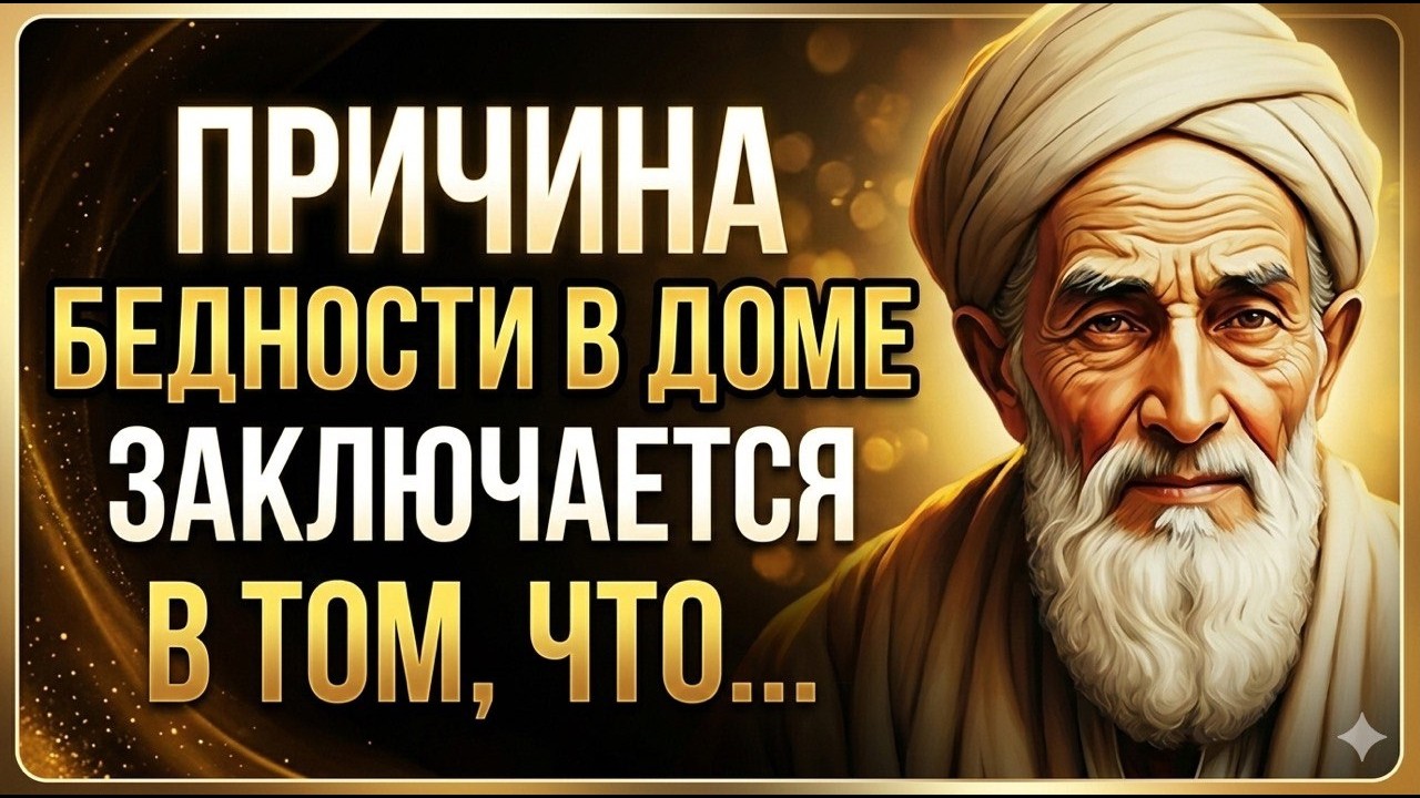 Вот Почему Бедность Приходит В Дом. Мудрая притча, которую стоит услышать.