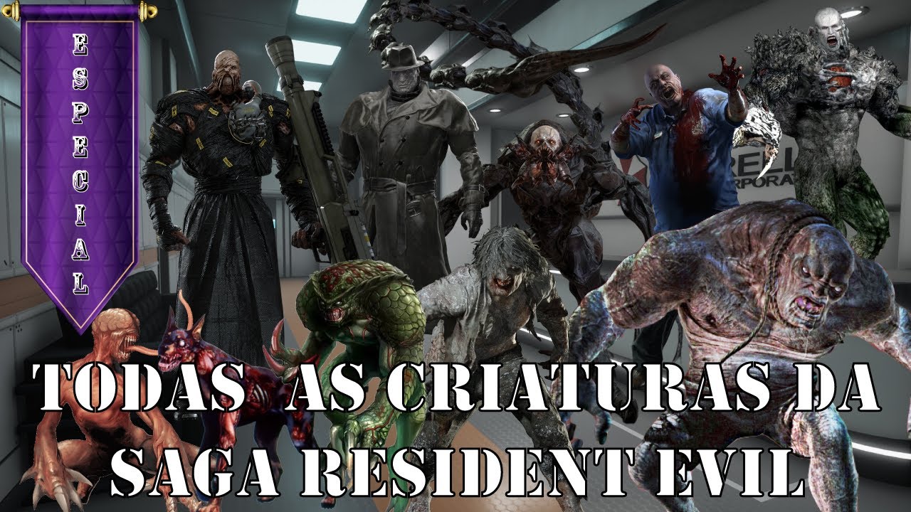 [ESPECIAL] Todos os monstros da saga Resident Evil