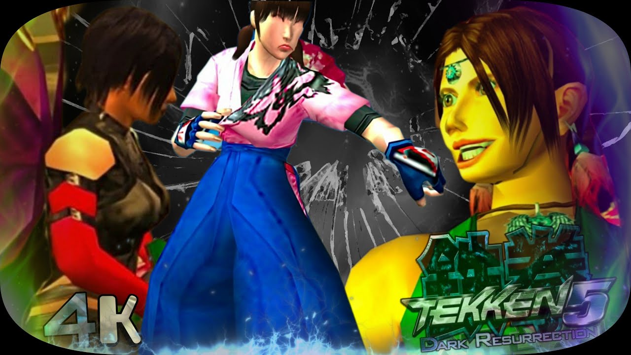 Julia ( Devil Jin ) Vs Opponents Yoshimitsu Moves Ultra Hard Tekken 5 Dark Resurrection  4K 60 FPS