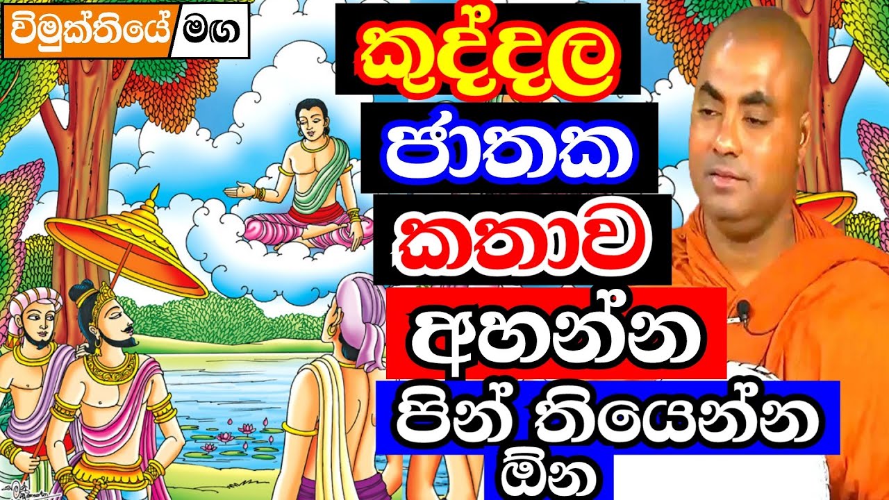 අහන්න පින් තියෙන්න ඕන,කුද්දල ජාතක කතාව | කෘතග්ජන මේ හිතේ භයානක බව | Koralayagama saranathissa thero