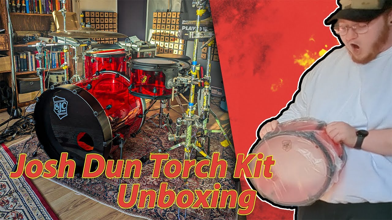 MY NEW DRUMKIT!!! | SJC drums Josh Dun Torch Kit