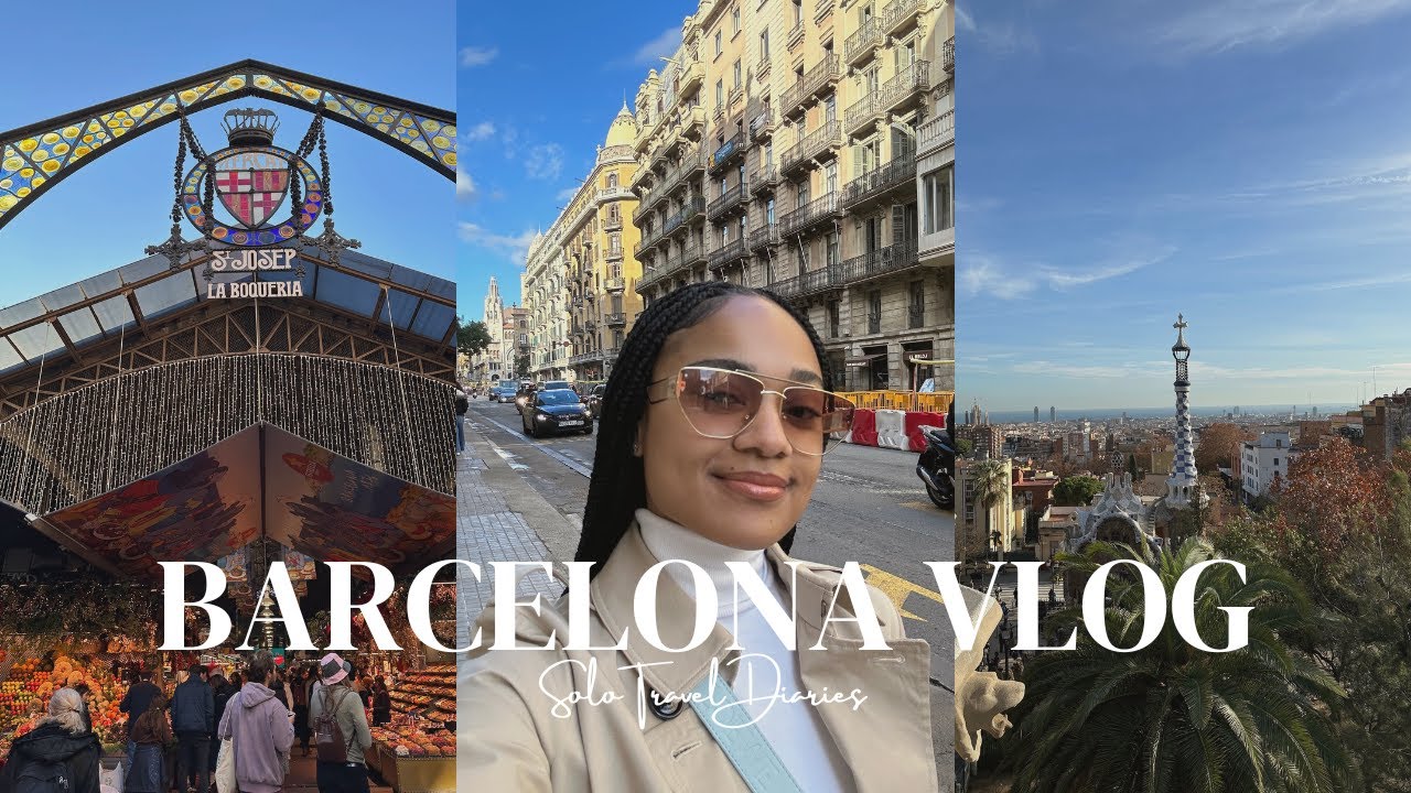 BARCELONA VLOG - SOLO TRAVEL, SIGHTSEEING, LOTS OF SHOPPING | JACQUELINE NOEL