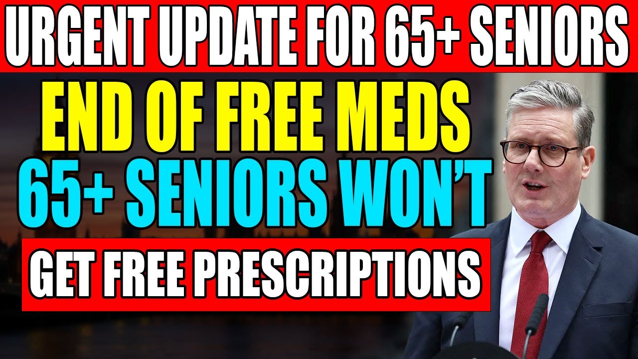 СРОЧНО: Бесплатные рецепты NHS для лиц старше 65 лет прекращаются &mdash; объявлены важные изменения в ...