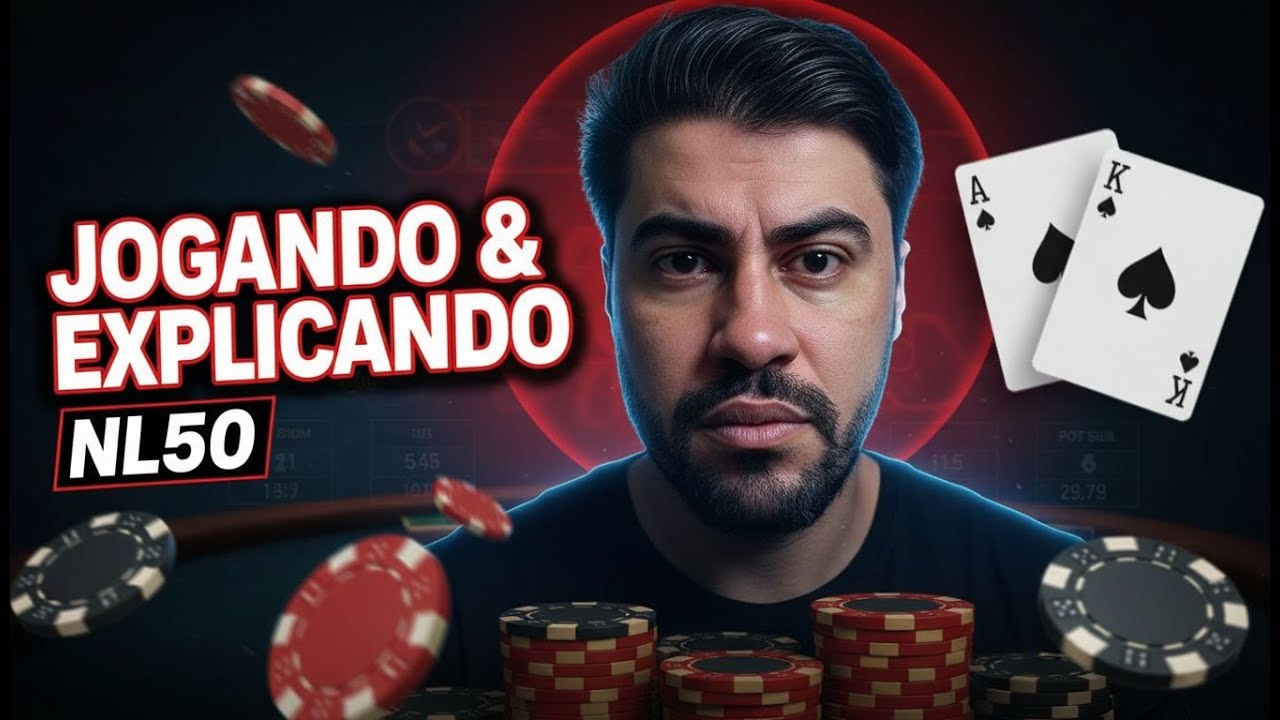 NL50 GG Poker AO VIVO 🔥 Jogando & Explicando!! 3 min. Delay! #poker #cashgamepoker #ggpoker