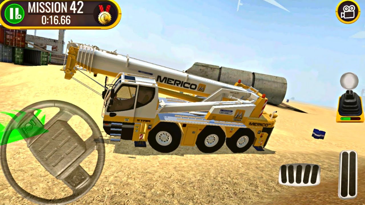 Construction Site Truck Driver Game Android Gameplay 9 - Excavator, Crane ,Truck Driving Simulator