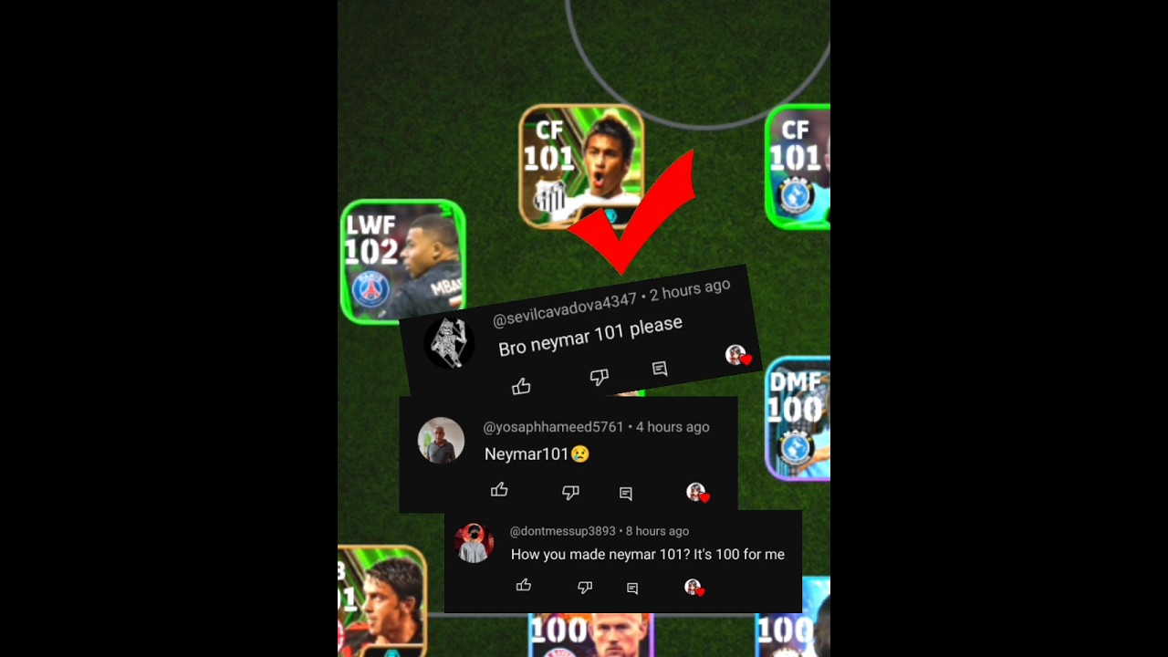 How To Train Neymar Jr 101 Rated Max Level In eFootball 2024 |  #shortsfeed #efootball #shorts