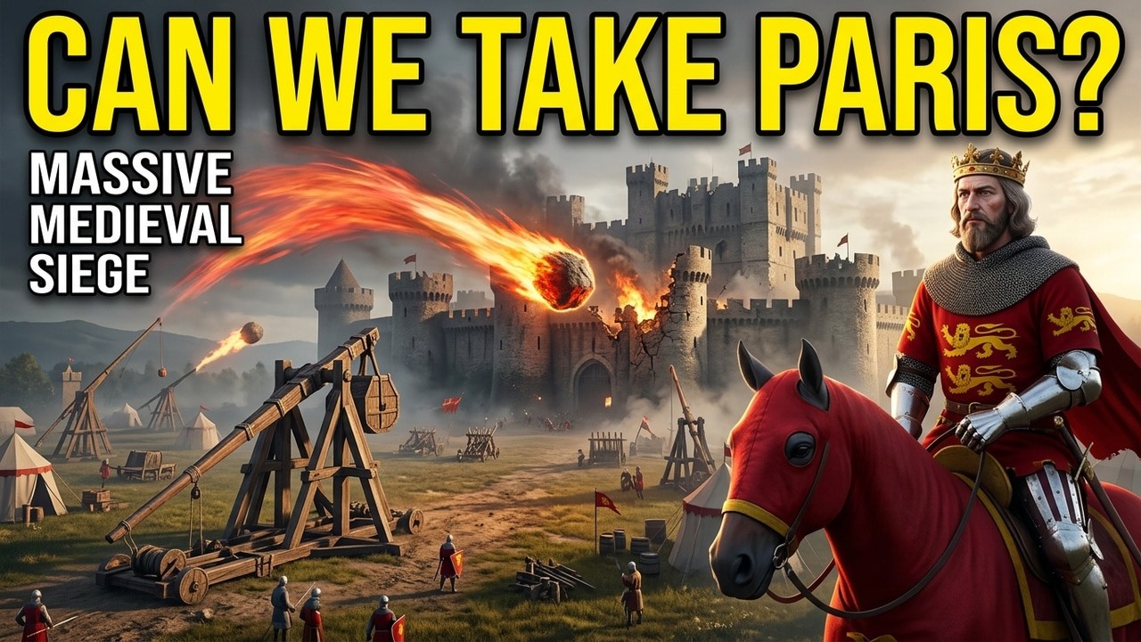 The Battle for Paris! Massive Medieval Siege | Voor De Kroon