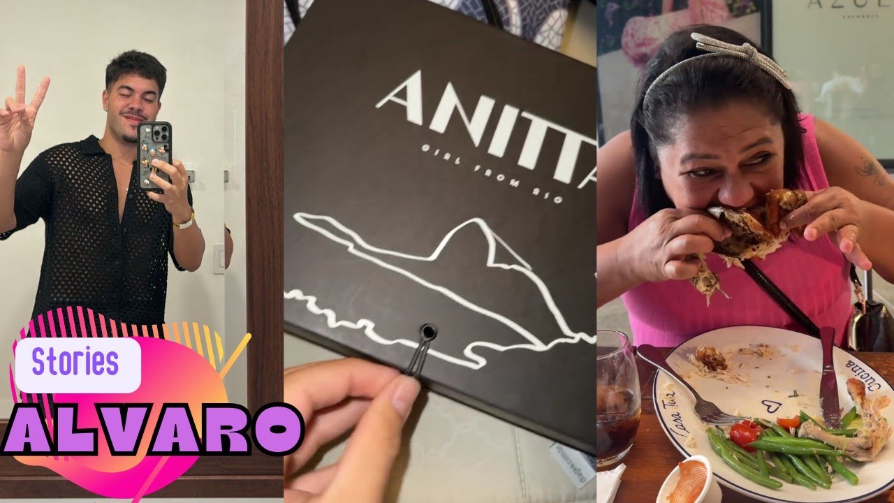 ALVARO MOSTRA LEMBRANCINHA DO ANIVERSÁRIO DA ANITTA • LEYDI NÃO ACORDA BEM |STORIES ALVARO