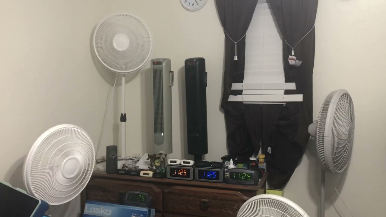 🔴 PREMIERE: My Oscillating Fan Collection, as of 1/1/2024 (First Video for 2024!)