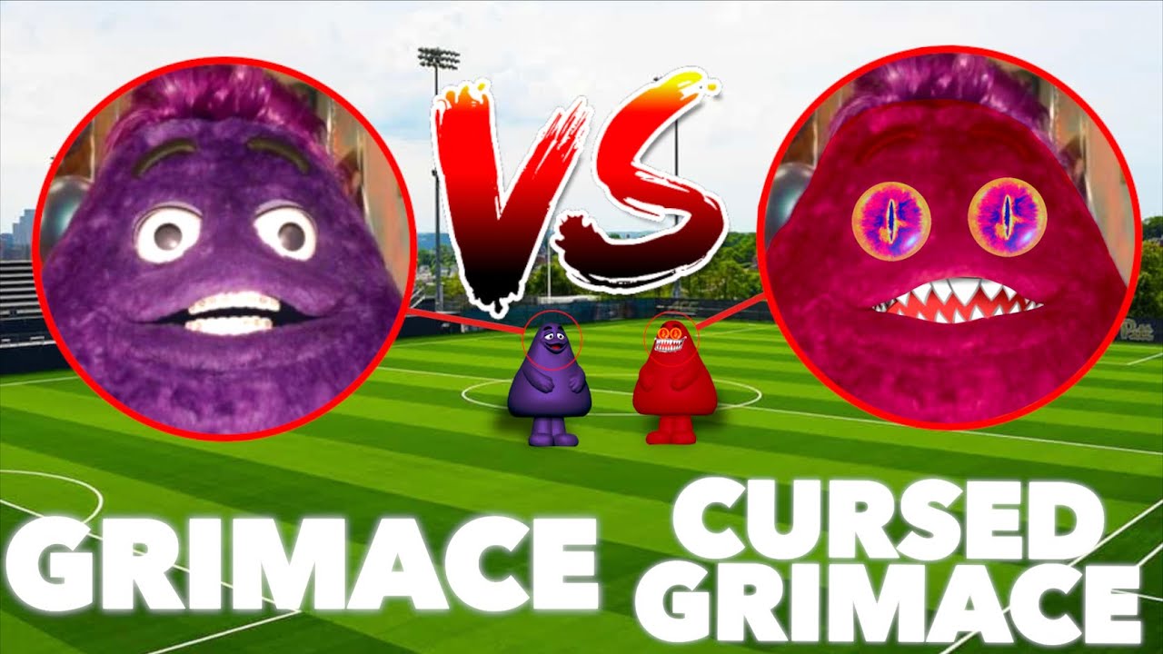 GRIMACE FIGHTS CURSED GRIMACE IN REAL LIFE!