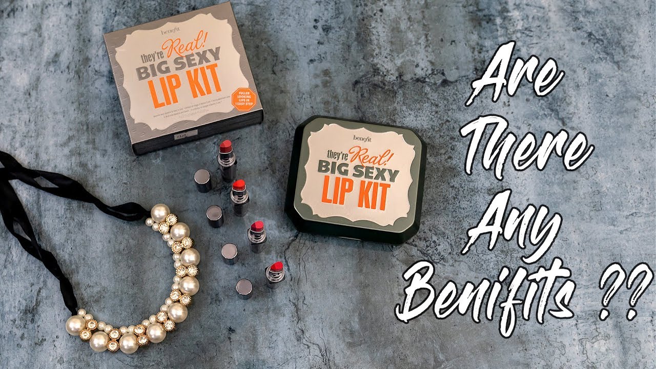 Benefit Cosmetics They're Real Big Sexy Lip Kit Review/Tutorial | Sassy Shif Says