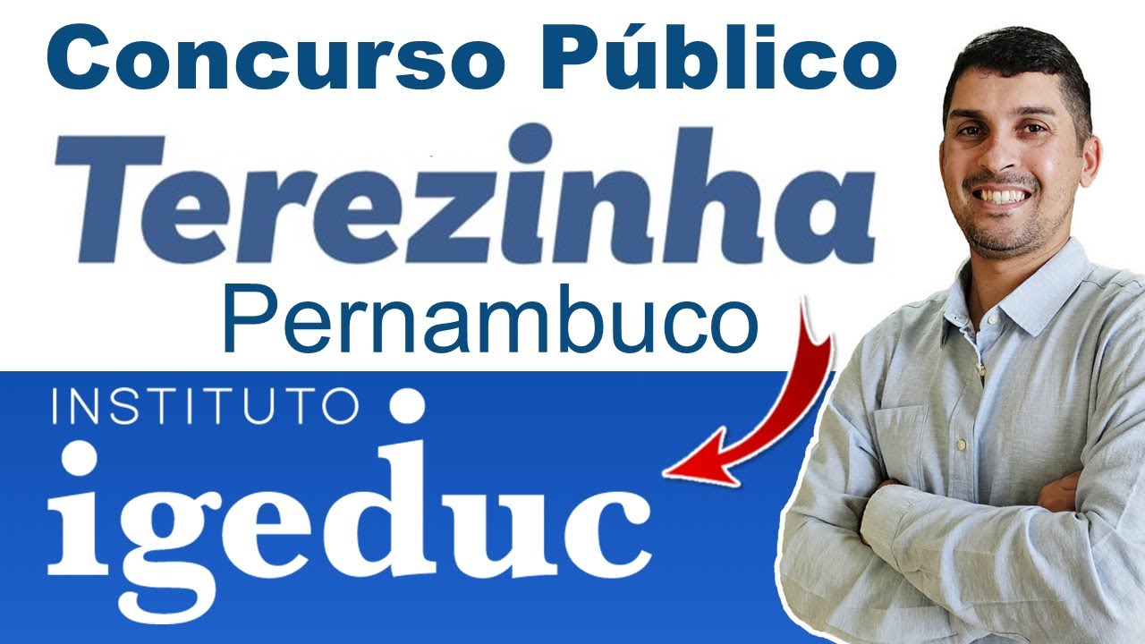 Concurso Município de Terezinha PE 2026 | Provas da banca IGEDUC 2025 #igeduc #bancaigeduc