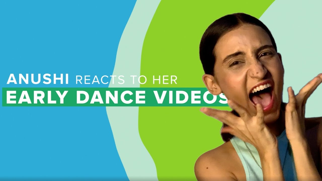 Anushi reacts to her Early Dance Videos | VERB Studio