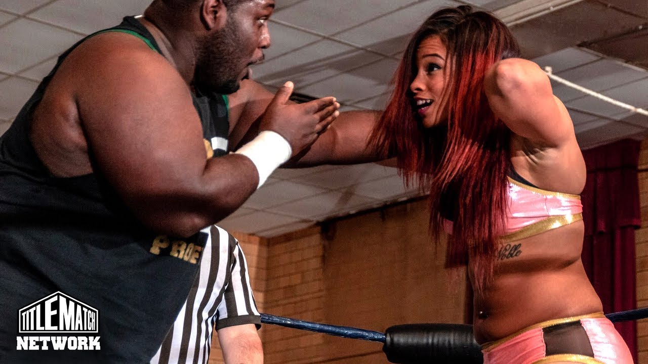 Kaci Lennox vs Tyree Taylor vs Mike Harvey (Intergender Wrestling) Women of Warriors