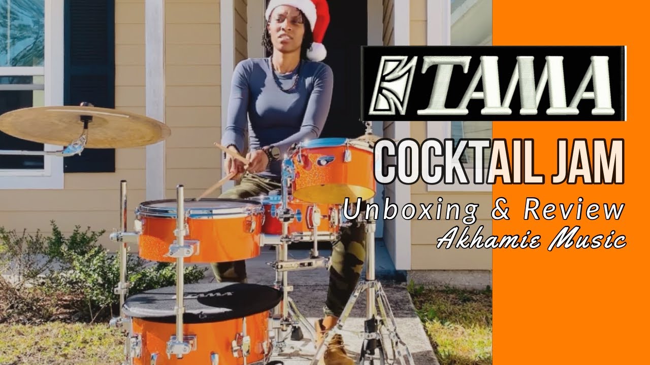 TAMA Cocktail-JAM Drum Set | Unboxing and Review | Tiny Drum Set | Best Christmas Drum | Small Drum