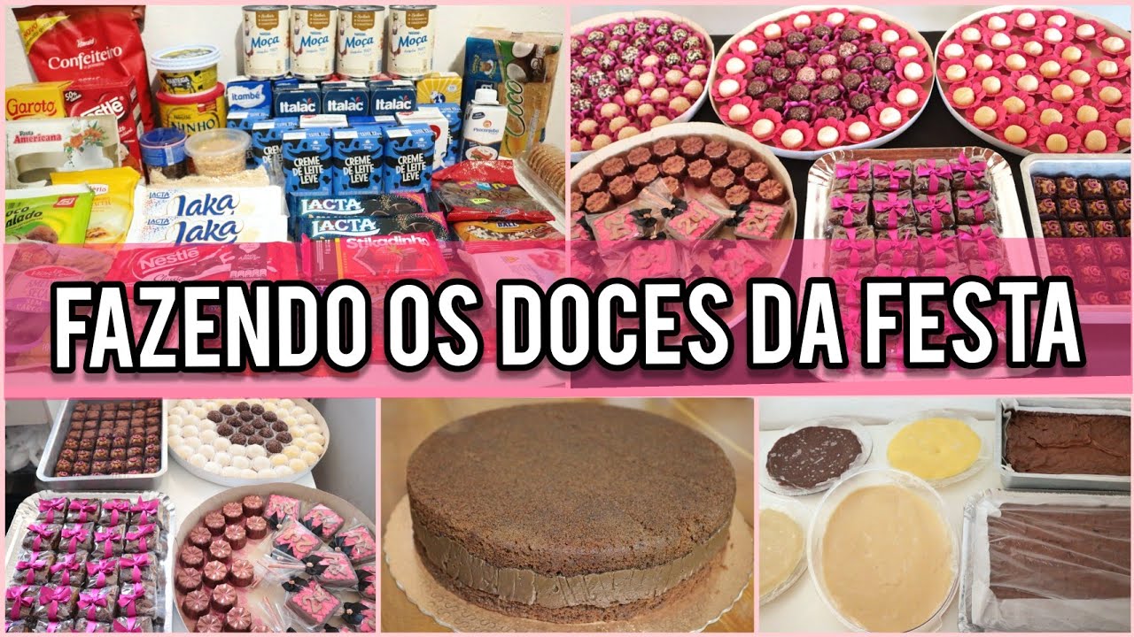 VLOG FAZENDO OS DOCES DA MINHA FESTA | PARTE 1